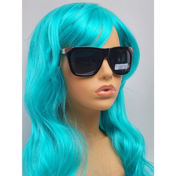 FGX Foster Grant Full Classic Black & Silver Snake Print Sunglasses 52333FGX001 - Picture 2 of 11